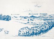 View-map from 'Merlin's Cadzow to Ben Arthur.